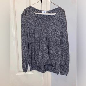 Ladies Sweater Old Navy Large Grey